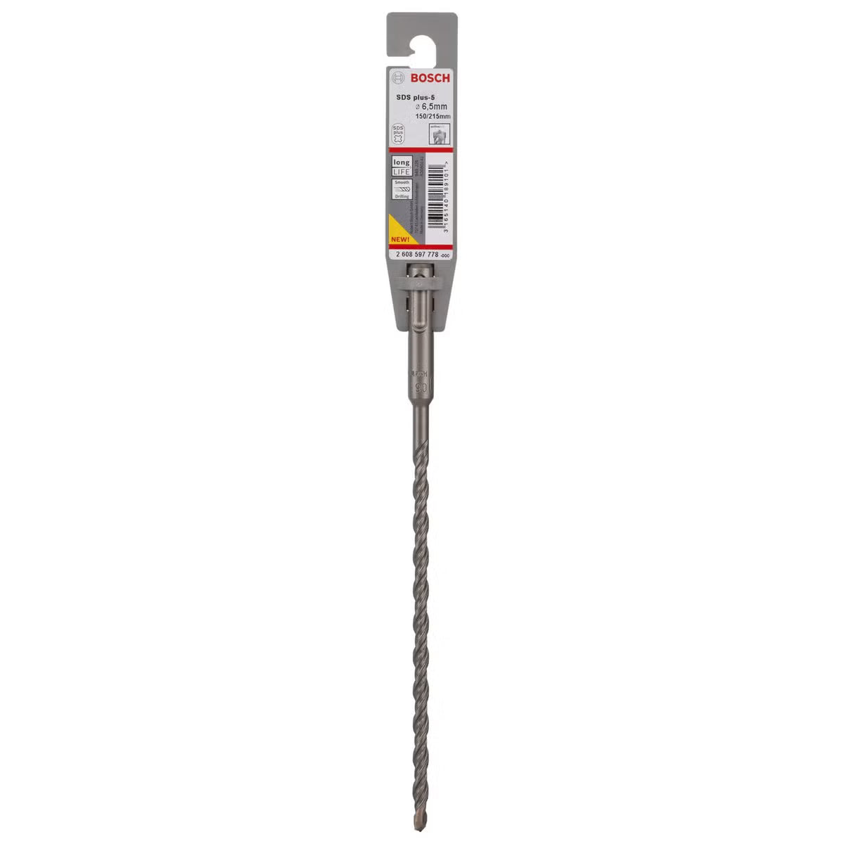 Bosch 1x SDS Hammerbohrer S4L D= 6,5 AL= 150 - 2608597778