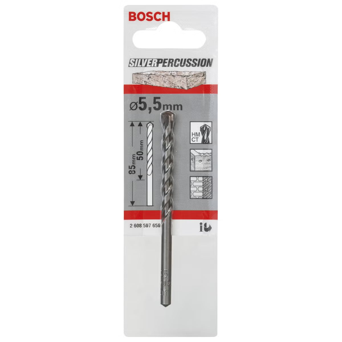 Bosch 1x Betonbohrer SP Ø 5,5 AL= 50 - 2608597659
