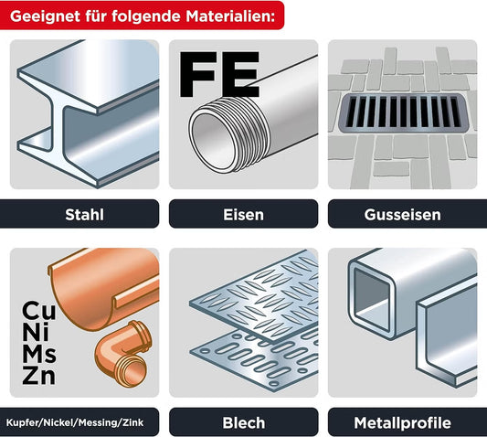 kwb HSS Metallbohrer Ø 18 mm, Spitzenwinkel 118° (mit abgedrehtem Schaft, DIN 338), Stahl und Hartkunststoffe