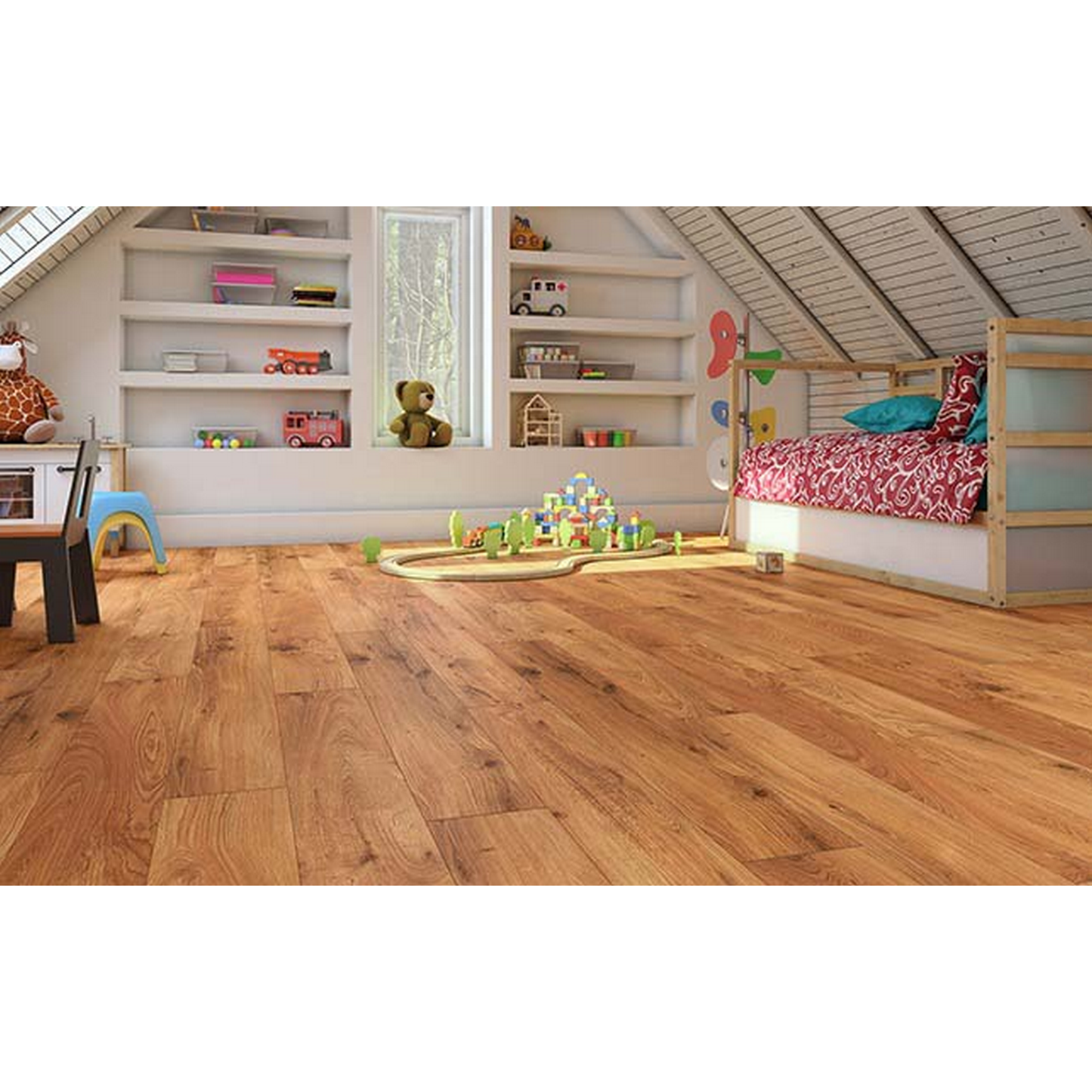 Laminate 'Savanne 4V' Oak Michigan dark brown 7 mm