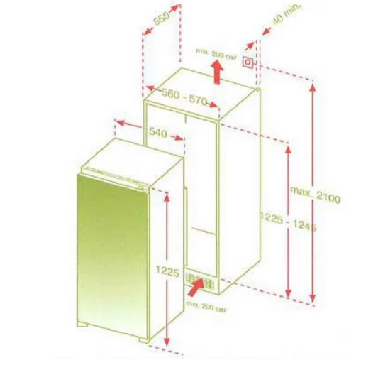 Respekta Doppelblock Premium 320x200x60cm