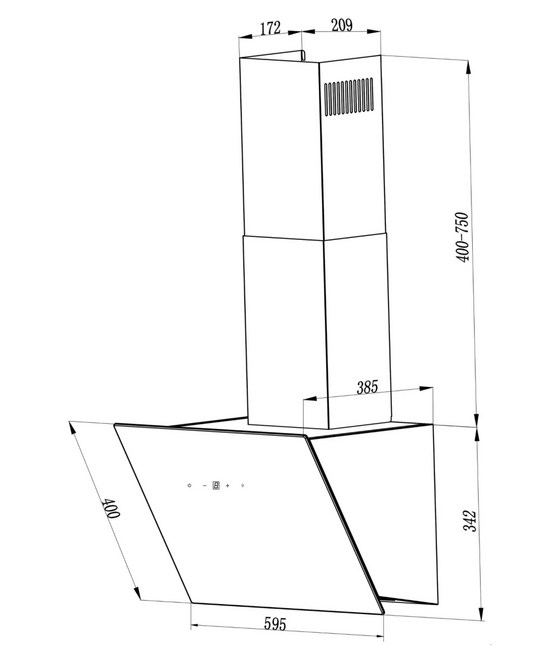 Respekta Winkelküche Marleen 220x211x170cm