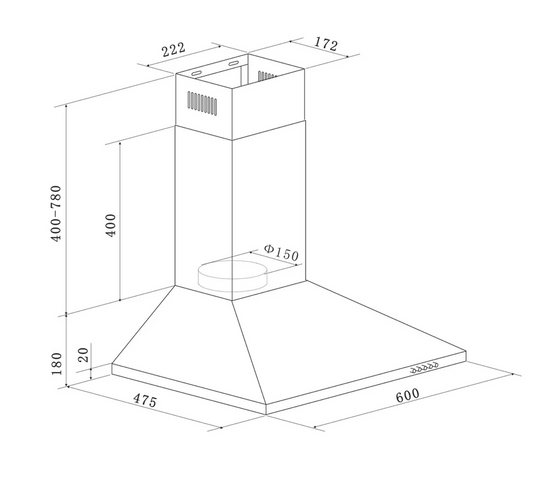 Respekta Küchenblock Premium 240x211x60 cm