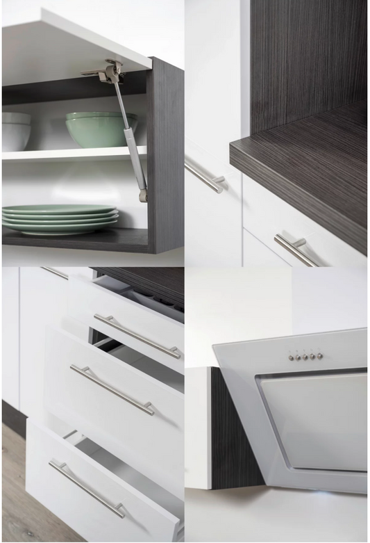 Respekta Winkelküche Amanda 290x60x200 cm