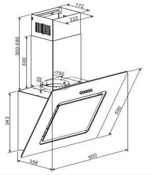 Respekta Küchenblock Premium 345x220,5x60 cm