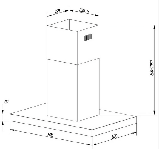 Respekta Inselküche Premium 310x200x270 cm