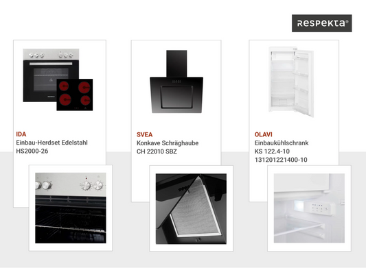 Respekta Küchenblock Hilde 280x205x60 cm