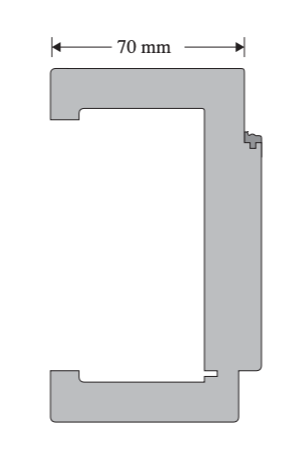 Zarge Weisslack 9016