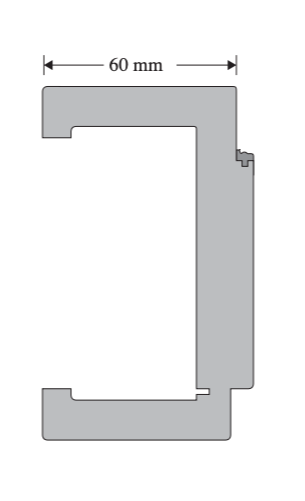 Zarge Ahorn Echtholzfurnier