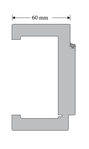 Zarge Anthrazitgrau CPL