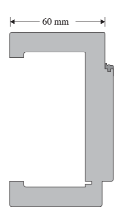 Zarge Asteiche Premium Creme Echtholzfurniert