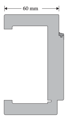 Zarge Asteiche Premium Natur Echtholzfurniert