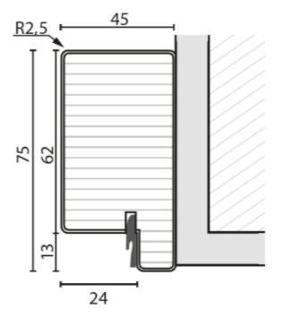 Blendrahmen Eiche Honey CPL