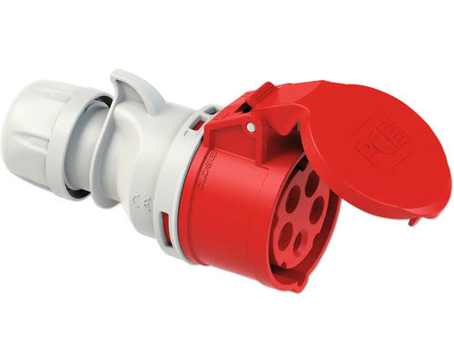 CEE-Kupplung PCE 16A IP44 5-polig rot