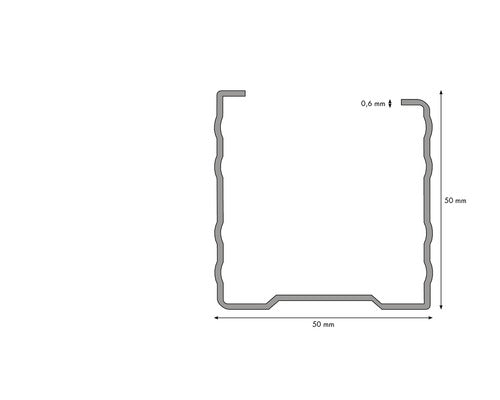 Knauf CW-dB Ständerprofil 2600 mm x 50 mm x 50 mm