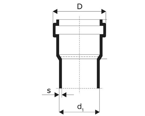 KG Rohr DN 110 500 mm