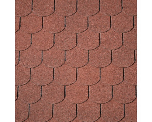 Biberschindeln ziegelrot Pack = 3 m²