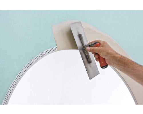 CATNIC Eckschutzprofil MULTI RUND Hart-PVC für Gipskartonplatten für Bögen Rolle = 10 m