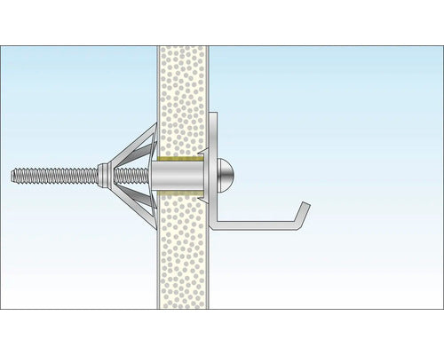 Metall Hohlraumdübel Tox Acrobat M8/68, 25 Stück