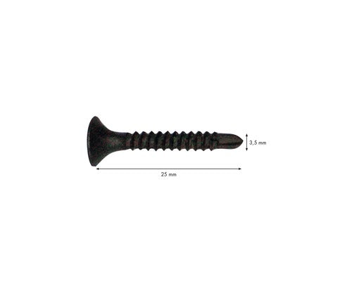 Knauf Schnellbauschraube Bohrspitze TB 3,5 mm x 25 mm Pack = 250 St