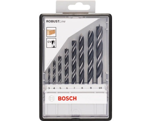 Holzbohrer-Set Bosch Robust Line, 3-10mm, 8-tlg.