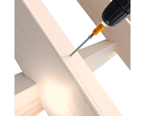 HECO-TOPIX-plus Holzschraube Senkkopf mit Frästaschen TX Teilgewinde 6x80 mm blau verzinkt 100 Stück