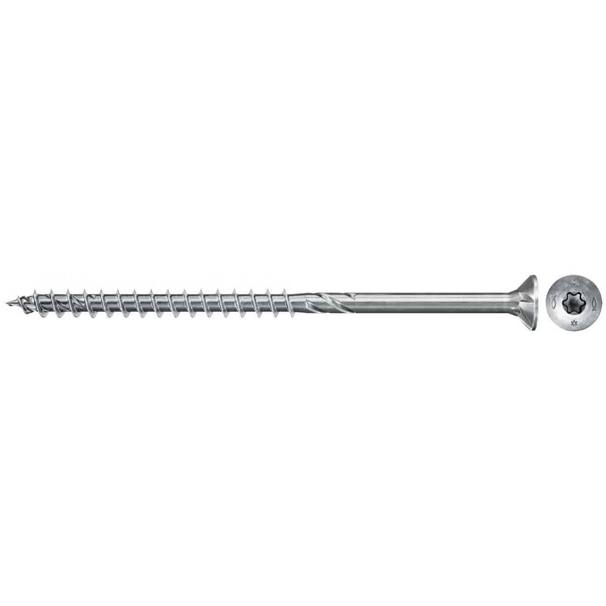 Fischer 50x Power-Fast II FPF II CTP 4 x 45 mm BC enkkopf mit Innenstern TX20 Teilgewinde galvanisch verzinkt blau passiviert - 670655