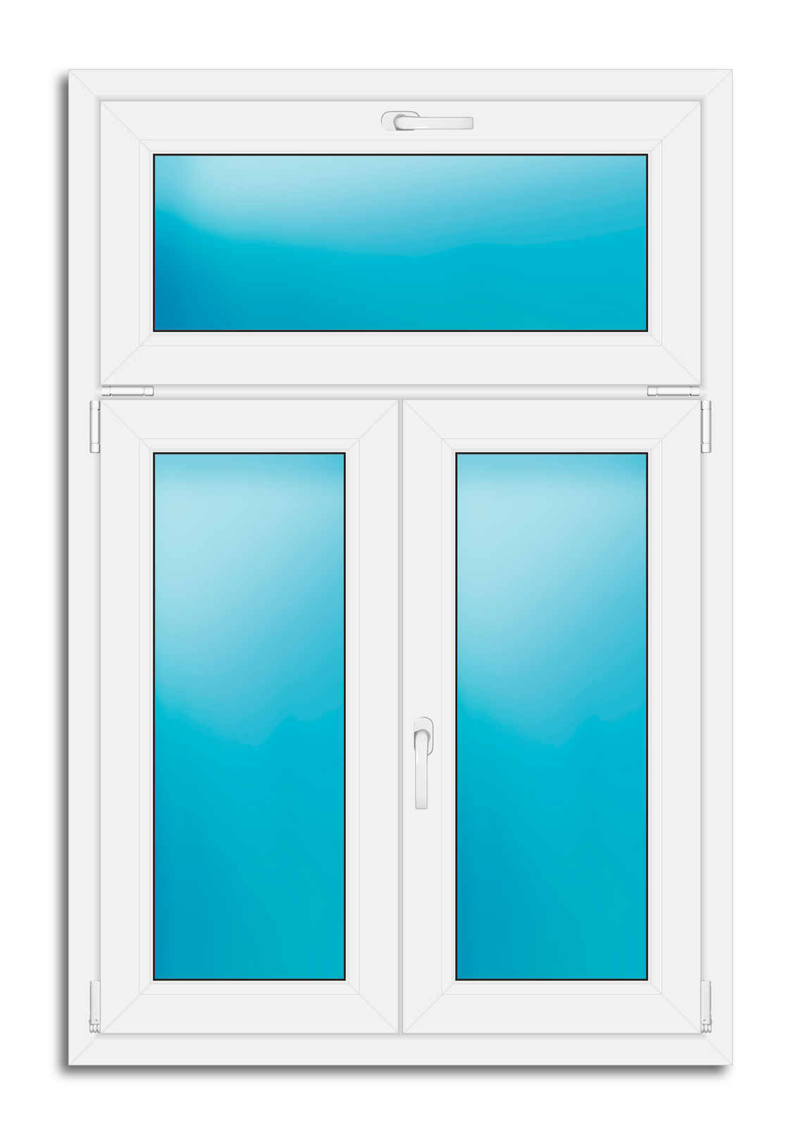 Veka zweiflügeligen Fenster