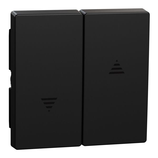 Merten Wippe MEG38550403 Rollladenschalter schwarz matt