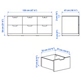 Nordli Kommode 120x54cm