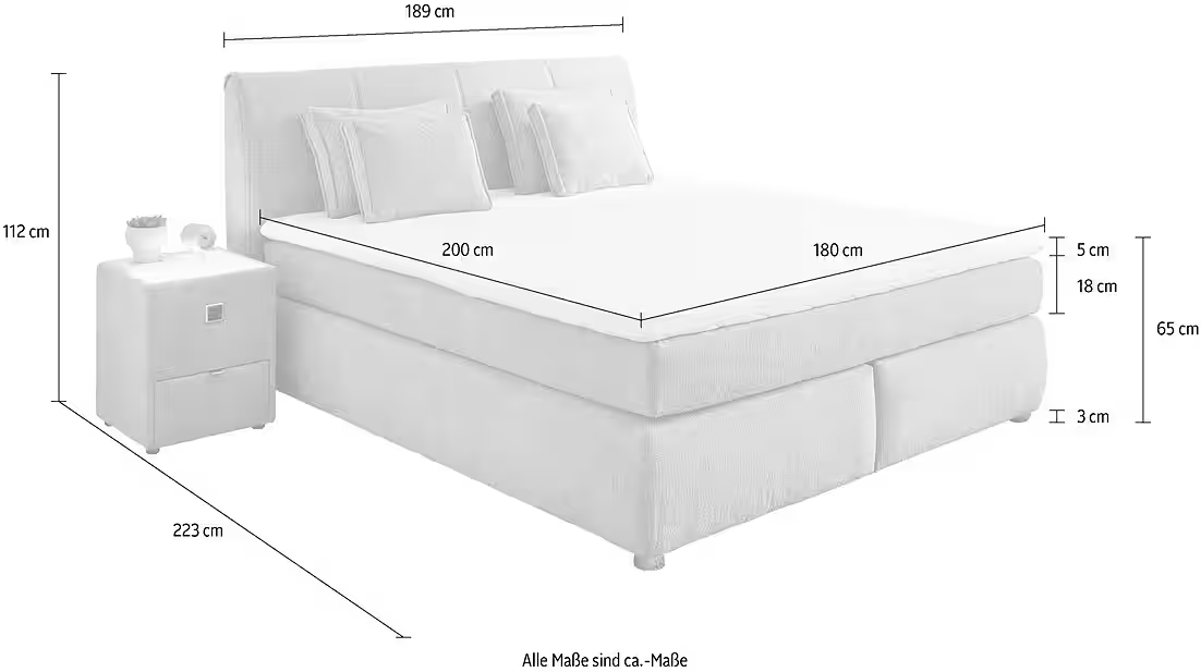 Boxspringbett "Carla", OTTOs Choice