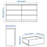 Malm Kommode 160x78cm