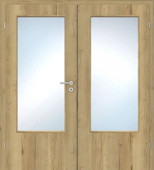 Doppelflügel Innentür Eiche Strong CPL