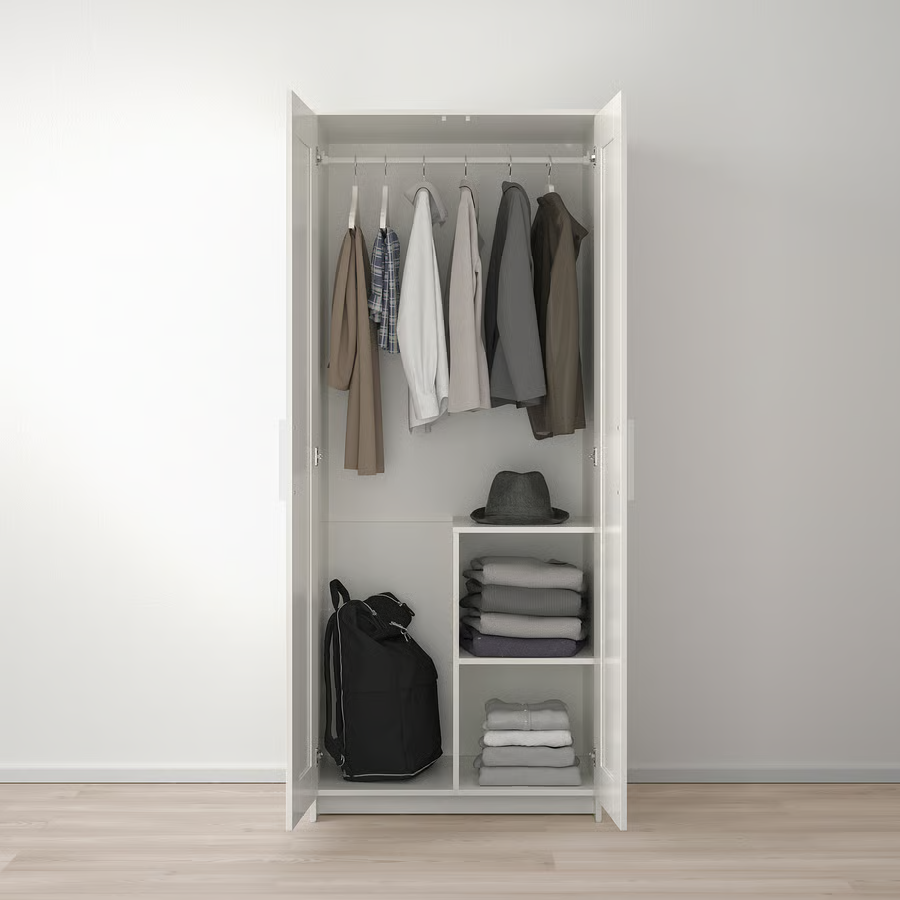 Brimnes Kleiderschrank mit 2 Türen
