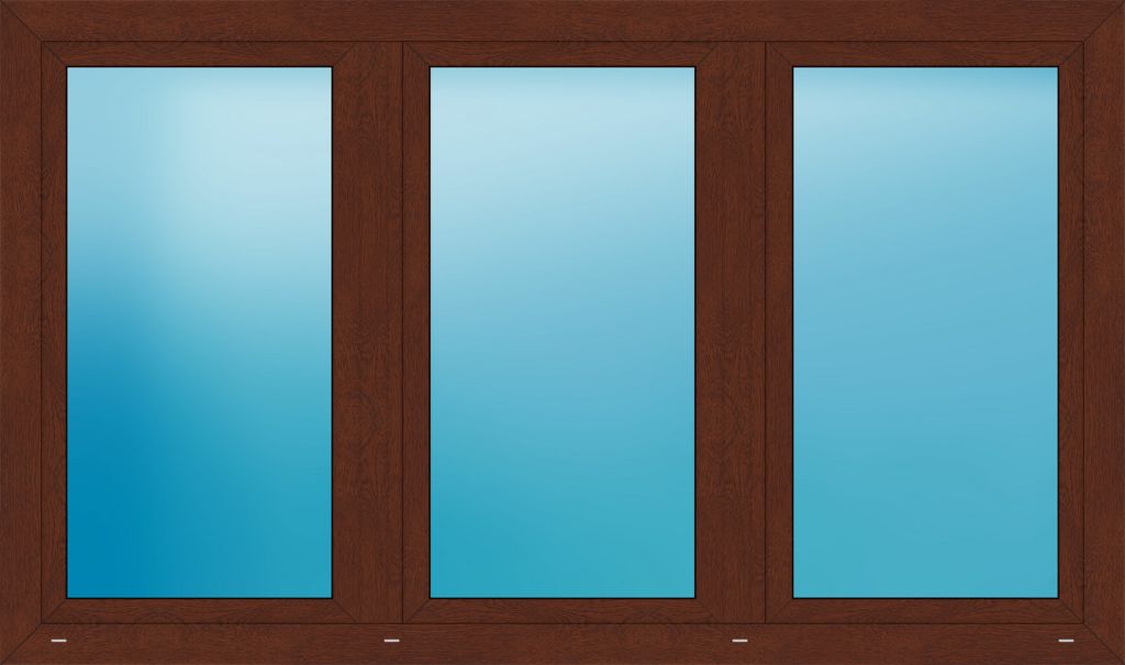 Veka dreiflügeligen Fenster