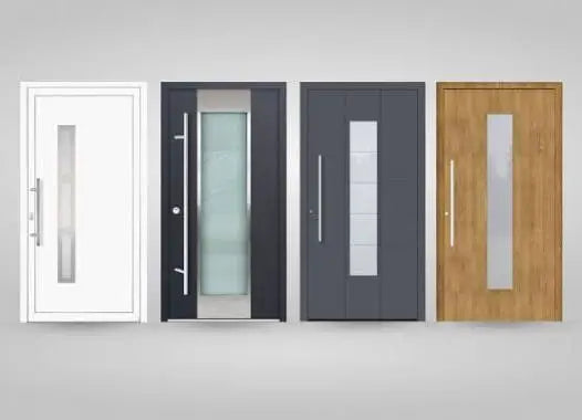 Haustürfarben im Vergleich: Anthrazit, Golden Oak und Landhausstil