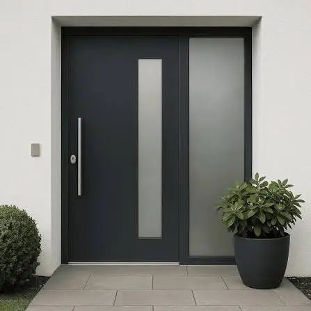 Haustür mit Seitenteil – mehr Licht im Eingangsbereich