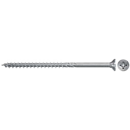 Fischer 50x Power-Fast II FPF II CZP 4,5 x 40 mm BC enkkopf mit Kreuzschlitz PZ2 Teilgewinde galvanisch verzinkt blau passiviert - 670310