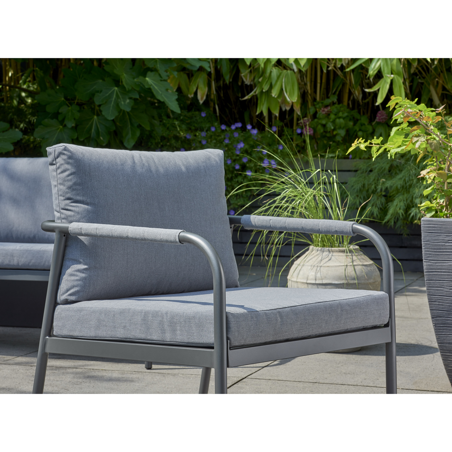 Gartenmöbel-Set 'Kleo' grau 5-teilig