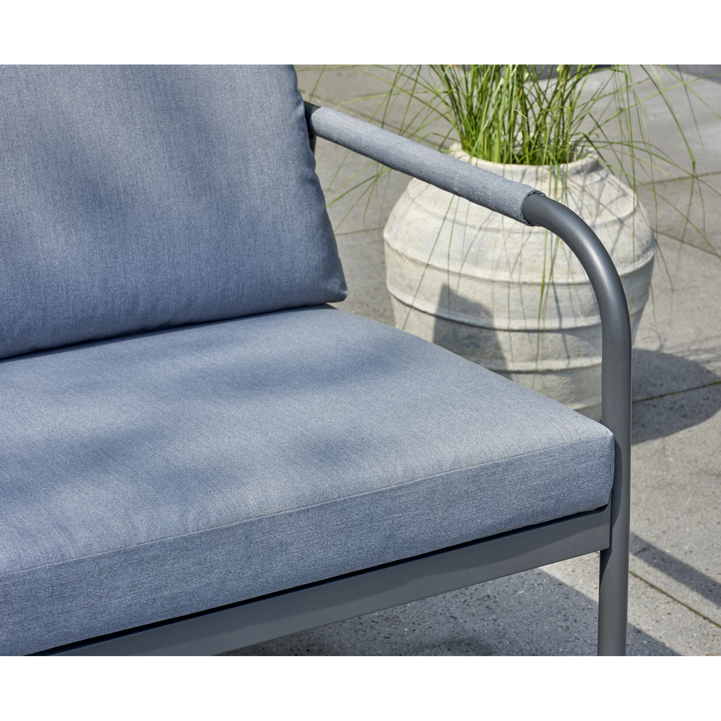 Gartenmöbel-Set 'Kleo' grau 5-teilig