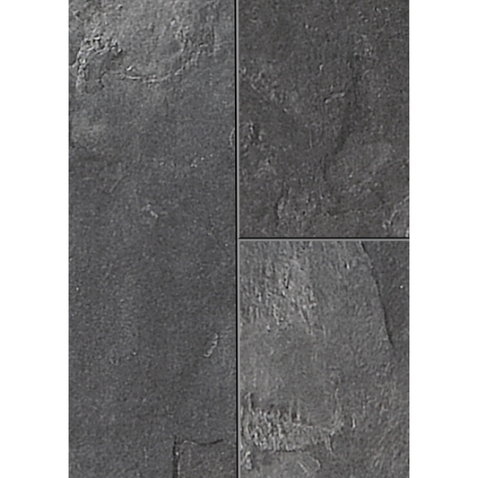 Laminat 'Canyon' Ölschiefer schieferfarben wasserresistent 8 mm