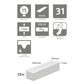 Laminat 'Nature Sense EL2162' Newport Eiche hellbraun 7 mm