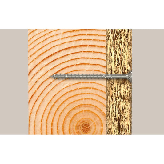 Fischer 50x Power-Fast II FPF II CZP 4,5 x 40 mm BC enkkopf mit Kreuzschlitz PZ2 Teilgewinde galvanisch verzinkt blau passiviert - 670310
