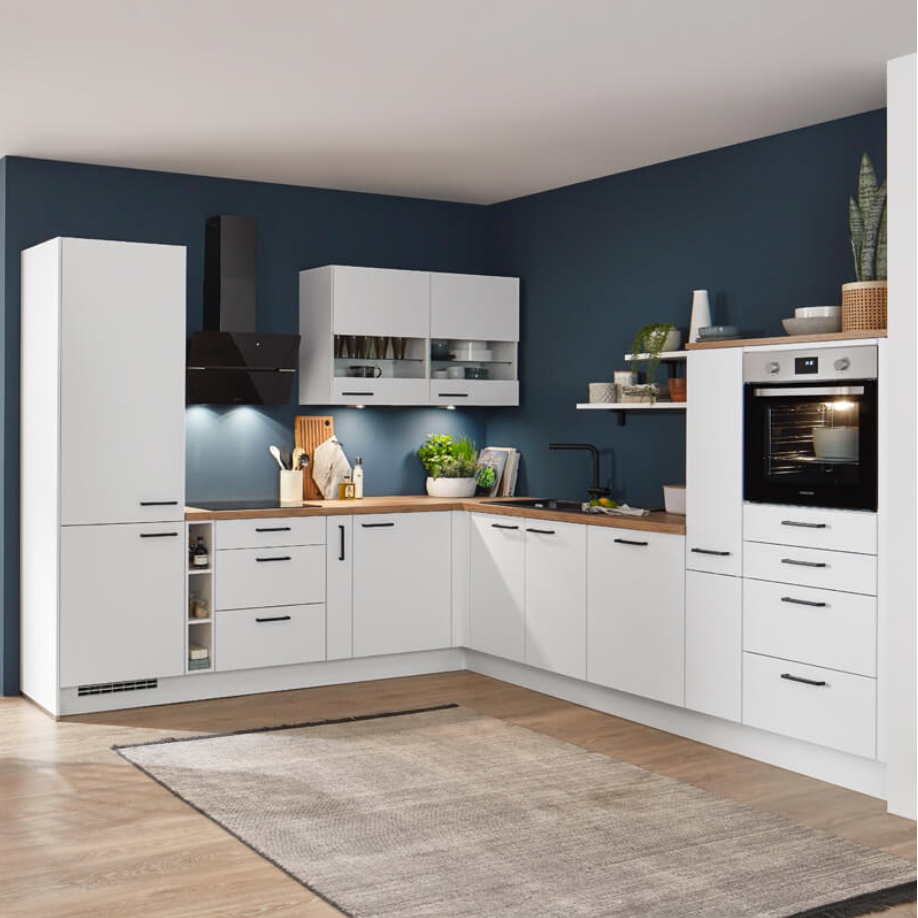 ECKKÜCHE / L-KÜCHE NOBILIA ELEMENTS "LOFT", VORMONTIERT, KONFIGURIERBAR