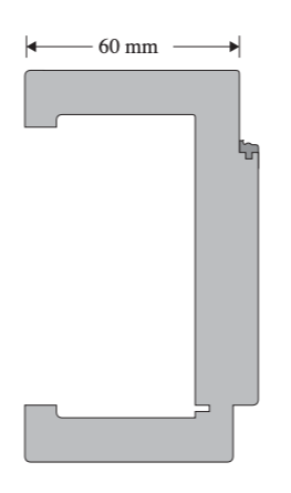 Zarge Accent Onyx CPL