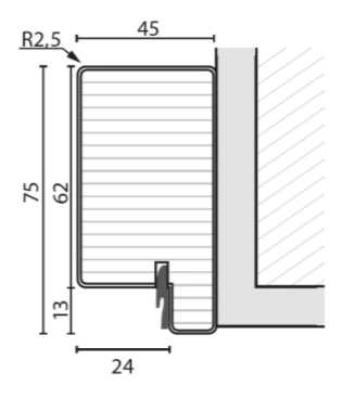 Blendrahmen Eiche Strong CPL