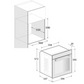 EINBAU-BACKOFEN BEKO BBIE110N0X, MIT HYDROLYSE, UMLUFT, SOLOGERÄT, 66 LITER