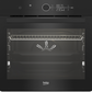 EINBAU-BACKOFEN BEKO BBIM174N0BE, SOLOGERÄT, SCHWARZGLAS, MIT KATALYSE, UMLUFT, 76 LITER