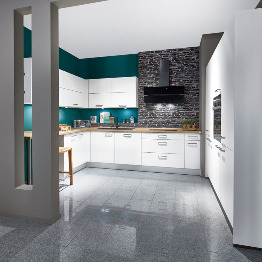 KÜCHE KOMPLETT / L-KÜCHE NOBILIA ELEMENTS "LONDON", VORMONTIERT, KONFIGURIERBAR