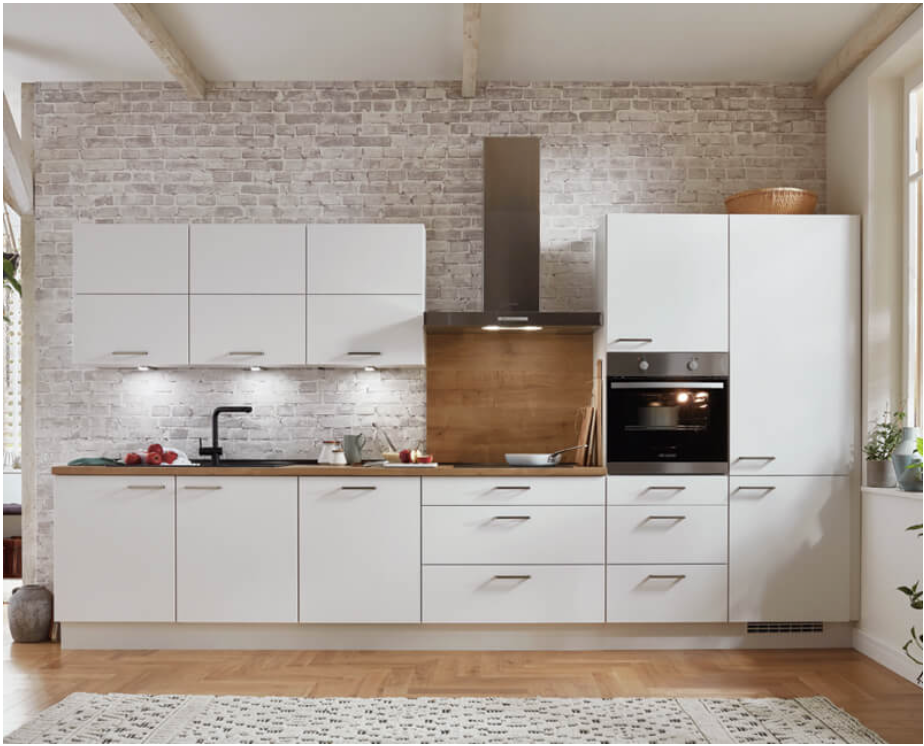 KÜCHENZEILE / EINBAUKÜCHE NOBILIA ELEMENTS "FAMILY", VORMONTIERT, KONFIGURIERBAR